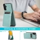 thumbnail image 2 of Funda de piel sintética estilo empresarial para Samsung A21 con tarjetero, función billetera, función atril y protección contra caídas., 2 of 5