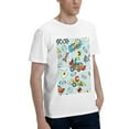 thumbnail image 2 of Bingfone Cartoon Car Racing Men'S Loose Fit Short-Sleeve Pocket T-Shirt, 2 of 7