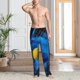 thumbnail image 2 of Fotbe Sports Tennis Ball Pantalones de Pijama para Hombre, Pantalones de Dormir, Pantalones de Casa con Cintura Ajustable y Bolsillos-XX-Large, 2 of 6