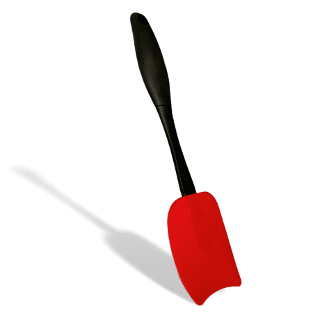 Universal Silicone Spatula - 600° Heat Resistant Non-Stick Rubber Baking Spatula (Red)