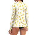 thumbnail image 5 of joogoo Womens UPF 50+ Sun Shirts Yellow Triangle Long Sleeve UV Protection Rash Guard Tops M, 5 of 7