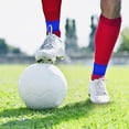thumbnail image 2 of Soporte para espinilleras de fútbol, ​​correa de fijación para espinilleras, espinilleras, fútbol Azul, 2 of 9