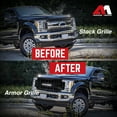 thumbnail image 6 of AMERICAN MODIFIED Armor Grille for 2017 to 2019 Ford F250/350, Glossy Black, 6 of 12