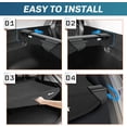 thumbnail image 6 of Nilight Trunk Cargo Cover for Kia Telluride 2020 2021 2022 2023 2024 2025, Retractable Security Shade Rear Cargo Cover, with Trunk Storage Net, 6 of 6