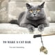 thumbnail image 4 of Pet Cat Teaser Juguetes interactivos para gatito Sisal Feather Wood Wand Catcher Stick, 4 of 8