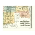 thumbnail image 4 of Historic State Map - United States Western - Mitchell 1869 - 29.18 x 23 - Vintage Wall Art, 4 of 5