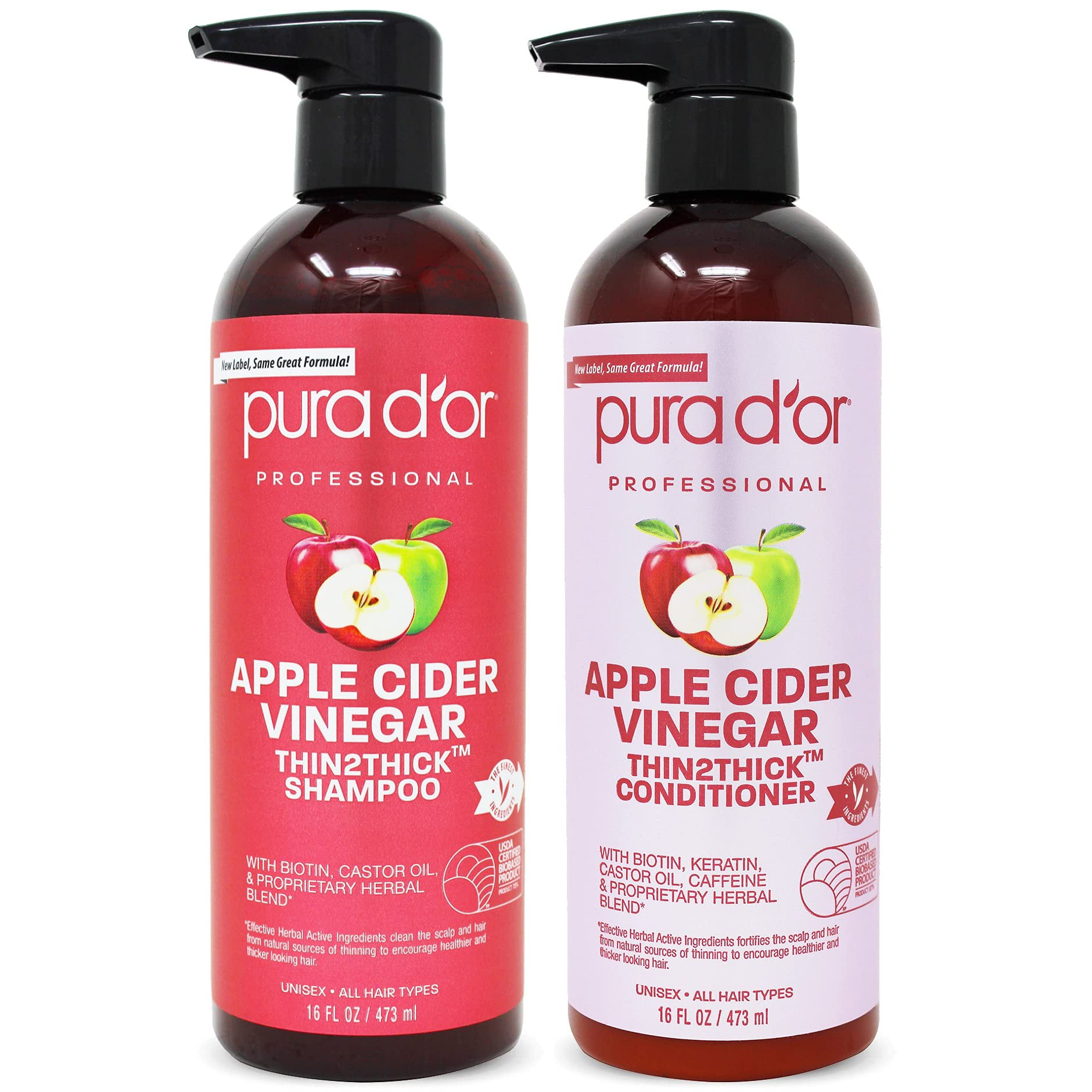 WOW Apple Cider Vinegar Shampoo and Conditioner