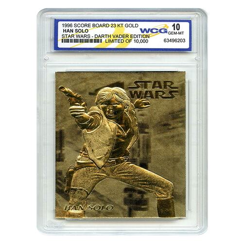 Collectible 23KT Gold Star Wars Cards 