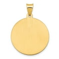 thumbnail image 3 of 14K Yellow Gold Charm Pendant 25 mm 22 Polished And Satin St. Joseph Medal, 3 of 3