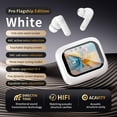 thumbnail image 2 of Generic Bluetooth earphones with intelligent touch screen charging case - Smart Touch Screen Bluetooth Sport Waterproof Wireless Bluetooth Headphone - Smart Touch Screen Bluetooth Headset (Black-X10), 2 of 9