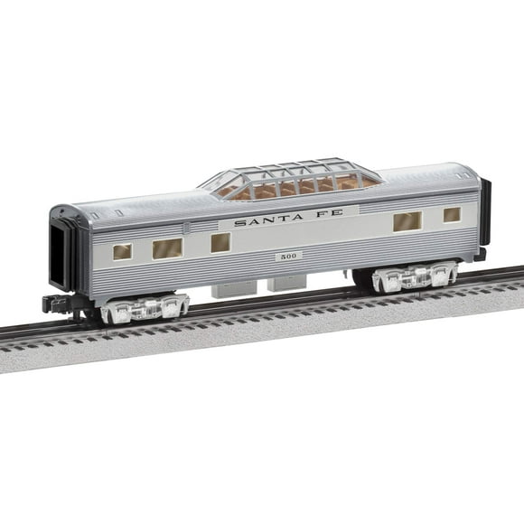 Lionel 684725 Voiture Dôme Santa Fe Additionnelle, O Gauge, Argent, Gris, Beige, Noir