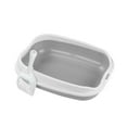 thumbnail image 2 of Cat Litter Box Cat Sand Box Cat Supplies Easy to Install for Small Animals Semi gray, 2 of 9