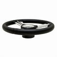 thumbnail image 2 of Boat Steering Wheel | Aluminum 13 3/4 Inch Black Silver, 2 of 4