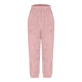 thumbnail image 5 of JJHGVB Flannel Pajama Pants Women Soft Pajama Pants for Women Lounge Pants Womens Fleece Pants for Men Ladies Pants Casual Fleece Pants Lady Pants Pink L, 5 of 6