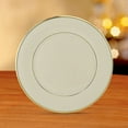 thumbnail image 2 of Eternal Gold Banded Ivory China Dinner Plate, 2 of 2