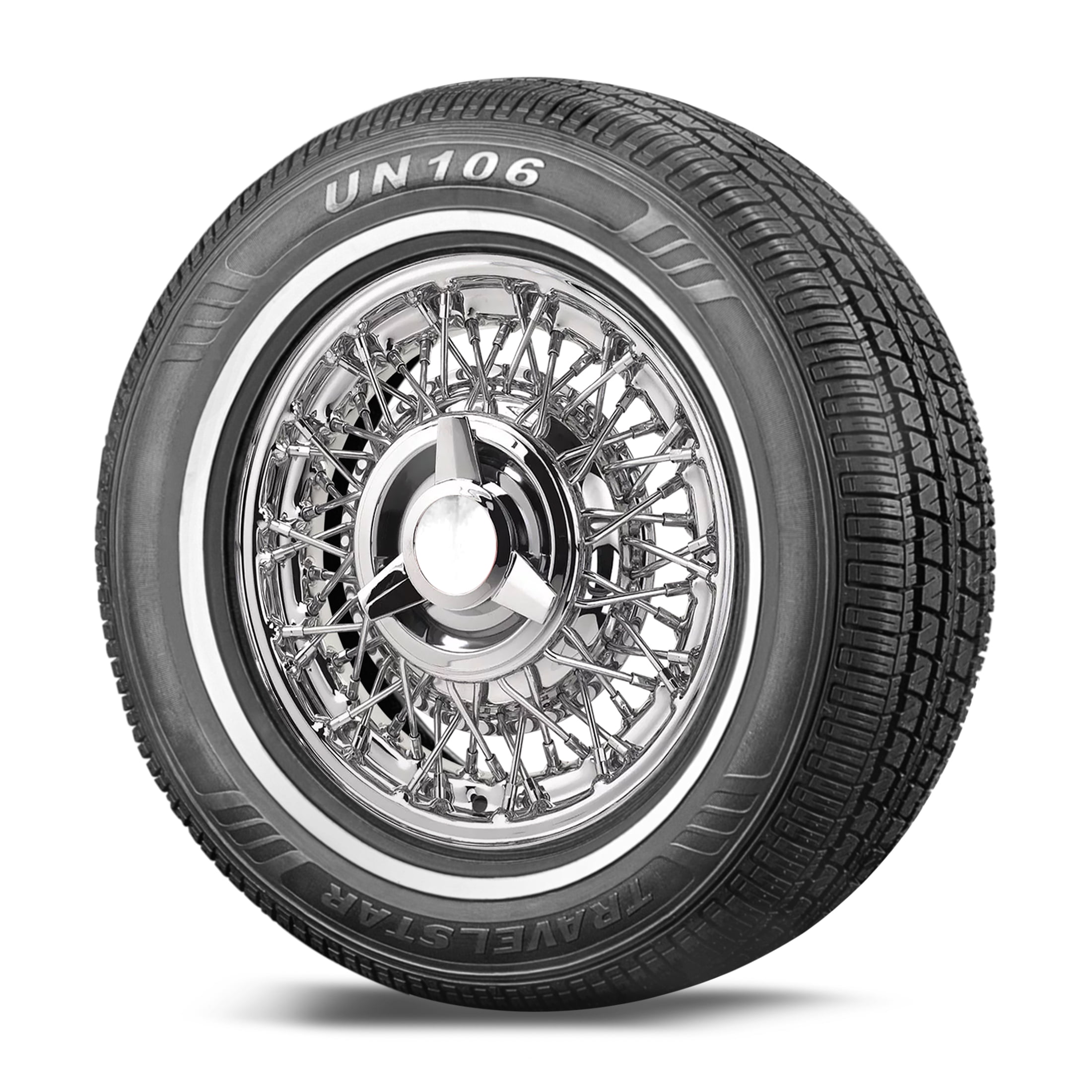 Travelstar UN106 185/75R14 185/75/14 89S All Season White Wall 18mm Passenger Tire(No Wheel)