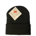 thumbnail image 2 of Outdoor Apparel Adult Black Premium Winter Beanie Hat with 3M Thinsulate Lining, 2 of 5