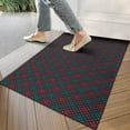 thumbnail image 4 of Green and Red Christmas Plaid Pattern Door Rugs,Washable Non Slip Door Mats Indoor,Decorative Door Mats,Entry Mat Indoor for Entrance,Bedroom,Kitchen,Bathroom,17"x30", 4 of 6