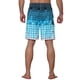 thumbnail image 3 of PANTALONES CORTOS DE HAWAII PARA HOMBRE CON CORDÓN EN LA CINTURA, BLOQUE DE COLOR Y CUADROS, INSPIRADOS EN EL DÍA DEL PADRE, TAMAÑO 28, AZUL, 3 of 5
