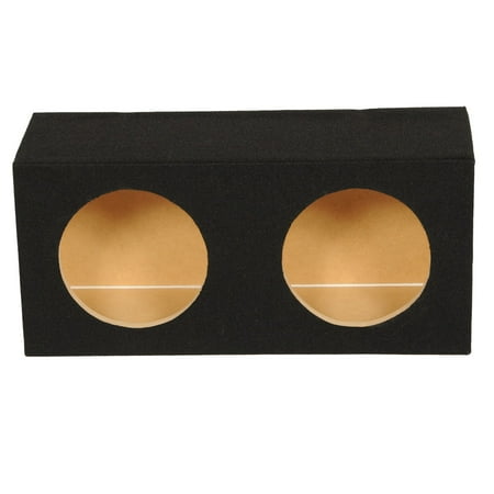 Pro Series Subwoofer - Q Power Solo Series Universal Dual 8 Inch Sealed Compact Car Subwoofer Enclosure