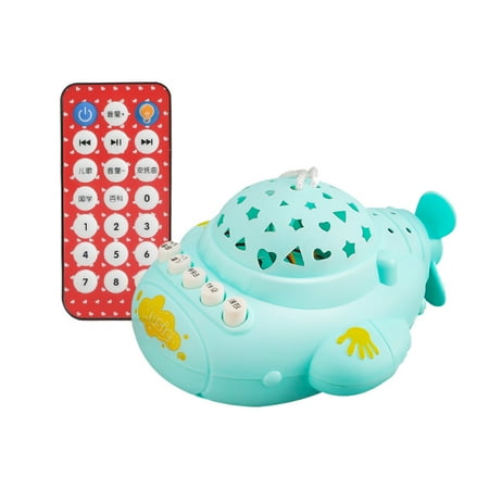 

1PC Baby Plane Shaped Projector Kid Multipurpose Toy Plane Toy (Light Green)