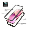 thumbnail image 2 of JTCASES for iPhone 7 Plus/8 Plus Case with Built-in Screen Protector, 2-Layer Shockproof Back Shell Rugged PC Soft Silicone Bumper Drop Resistant Transparent No-slip Cover, Pink, 2 of 6