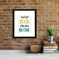 thumbnail image 4 of Designs ByLITA Don't Just Look At The Stars. Be One., 8 x 10 Wooden Wall Print (Framed) | Motivational Home Decor, 4 of 7