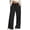 Black, variant on Wide Leg Sweatpants Women Drawstring High Waisted Joggers Casual Y2k Trouser Sweat Palazzo Pants with Pockets(Mint Green,S)