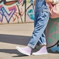 thumbnail image 6 of Kids High Top Canvas Sneakers Girls Boys Lace Up Classic Casual Shoes Toddler Comfy Fashion Running Walking Shoes Indoor Outdoor, 6 of 8