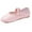 Pink, variant on Stelle Girls Leather Ballet Dance Shoes for Toddler/Little Kid/Big Kid/Boy,Full Sole No-Tie Balletrina Gymnastics Ballet Slippers,Black