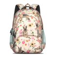 thumbnail image 2 of Shepherd Dog and Flower Floral Backpack for School,Cute School Bag,Schoolbag with Adjustable Shoulder Straps & Padded Back,16.9 Inch, 2 of 5