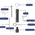 thumbnail image 4 of Alarma De Viaje Perimetral Dispositivo De Alarma De Cable De Viaje De Camping De Metal, De Seguridad De Alerta Temprana Para Seguridad De Propiedades De Camping, 4 of 7