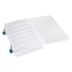 thumbnail image 4 of Caja de almacenamiento de señuelos, soporte de plástico para señuelos de pesca de doble cara, diseño aerodinámico Jadeshay A, 4 of 8