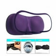 thumbnail image 4 of Soft 3D Eye mask for Sleeping,Machine Washable, 100% Blackout Eye Masks for Airplane Travel Essentials, Purple, 4 of 9