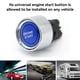 thumbnail image 4 of Riwesomey Interruptor de arranque de motor de coche reemplazo Universal 12V encendido/apagado botón de encendido automotriz actualización de Vehículos, repuestos y accesorios Mis Rojo Riwesomey VI018080-01B, 4 of 6
