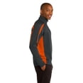 thumbnail image 2 of Sport-Tek Men's Cadet Collar Colorblock Pullover, 2 of 3