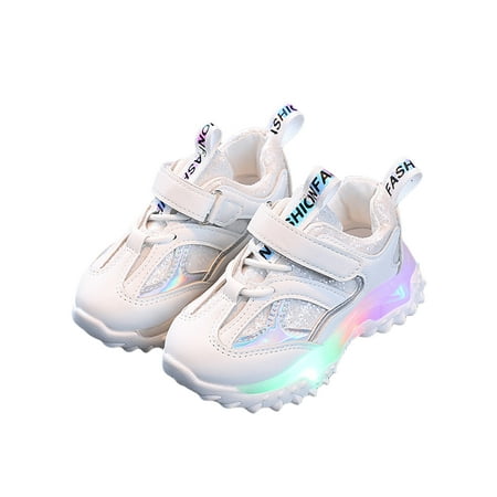 

Gomelly Children Athletic Shoes Breathable Running Shoe Comfort Sneakers Fashion Trainers Boys Girls Toddler Kids White 10C