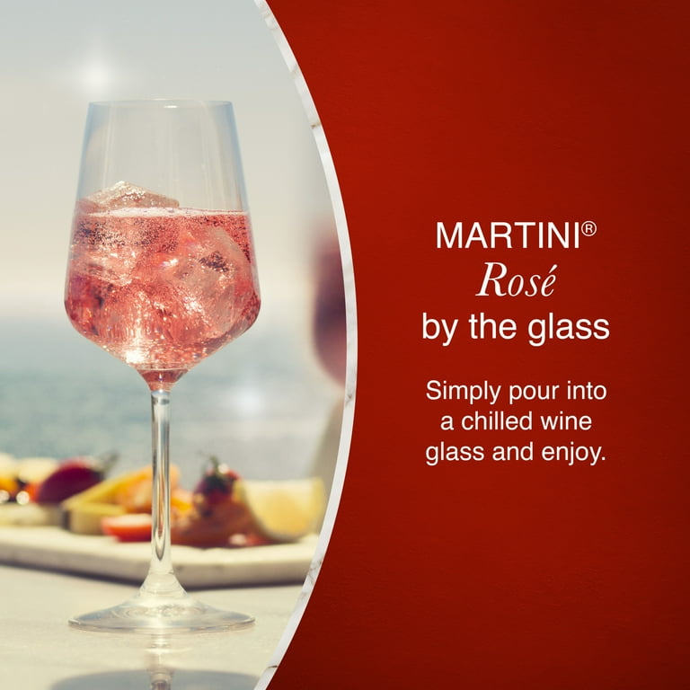 MARTINI Sparkling Rose Wine, 750 mL Sparkling Wine Bottle, ABV
