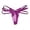 Purple, variant on CENTIE Exotic Mens Thong with Lace and Delicate Straps for Play Red One Size