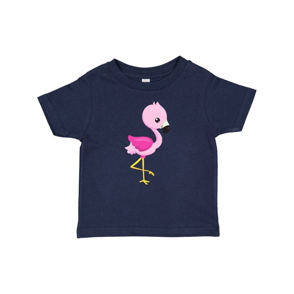 Inktastic Cute Flamingo, Baby Flamingo, Pink Flamingo Girls Baby T-Shirt