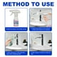 thumbnail image 4 of Limpiadores domésticos Limpiador de baño Desincrustante de cristales para baño Para azulejos Quitagrifos Limpiador de bañeras 60 ml A Desengrasantes, 4 of 9