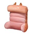 thumbnail image 3 of Almohada de respaldo de felpa, cojín de soporte de cintura, almohada de soporte de cintura transpirable, cojín de salón de respaldo para adultos Sunnimix almohada de lectura, 3 of 8