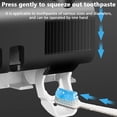 thumbnail image 4 of Decodeary Toothbrush Holder Electric Tooth Brush Stand Wall Mounted Dispenser Accessory White, 4 of 6