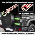 thumbnail image 4 of Soporte para Neumático Unique Bargains 2uds Interior Trasero Jeep Verde, 4 of 8