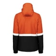 thumbnail image 2 of Holloway B19564663 Turnabout Reversible Hooded Jacket for Women, Orange & Black - Small, 2 of 3
