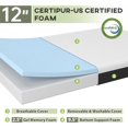 thumbnail image 7 of PayLessHere Gel Memory Form Double Mattress Gel Injection Mattress, In Box, 12 inch, Adults, 7 of 7