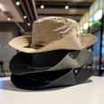 thumbnail image 5 of QSAWXQZ Men's Wide Brim Outdoor Hat Foldable Chin Strap Embroidered Sun Protection Bucket Hat Free Size, 5 of 9