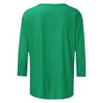 thumbnail image 5 of XIAOCHA Womens T-Shirts Christmas Tree Print Crew Neck Pullover Tees Shirt Long Sleeves Loose Fit Tees Christmas Holiday Wear, 5 of 5