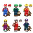 thumbnail image 1 of NIUBI -1mor 6-pack Super Mario Minifigures, Lego Compatible, 1 of 5