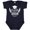 Navy Blue, variant on Class of 2038 with Graduation Cap and Wings Boys or Girls Baby Bodysuit